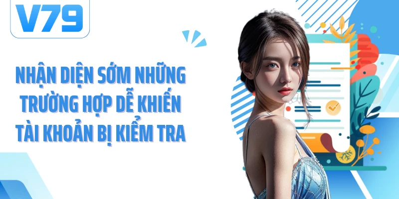 Nhận diện sớm những trường hợp dễ khiến tài khoản bị kiểm tra