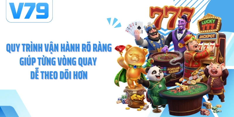 Quy trình vận hành rõ ràng giúp từng vòng quay dễ theo dõi hơn